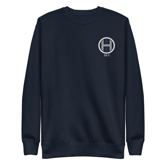 Ohio Thin Blue Line 10-7 unisex fleece pullover