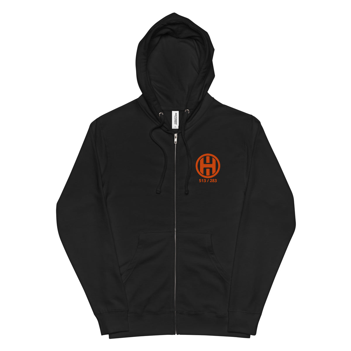 Cincinnati Ohio zip code unisex fleece zip-up hoodie