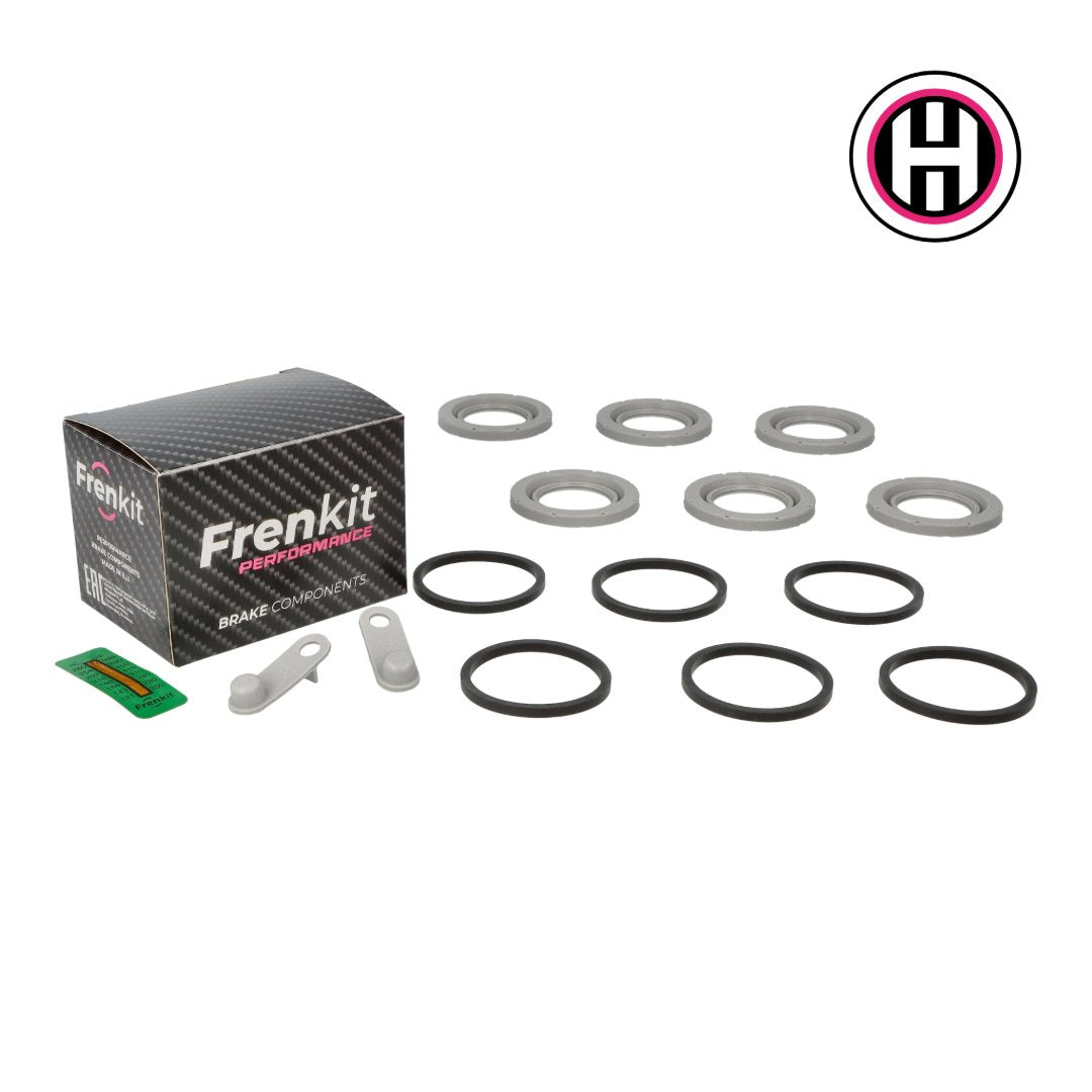 40/40/40mm Brembo Caliper Rebuild Kit, Frenkit Performance seals and dust boots