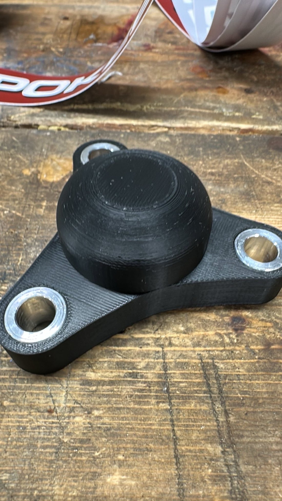 3D printed driveshaft cap from carpokes.com