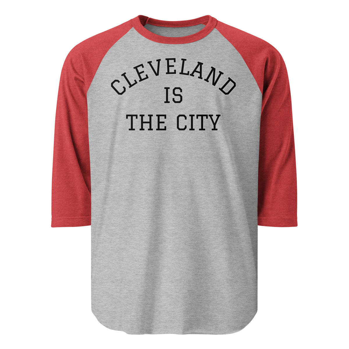 Cleveland Ohio Is The City 3/4-sleeve raglan shirt product photo