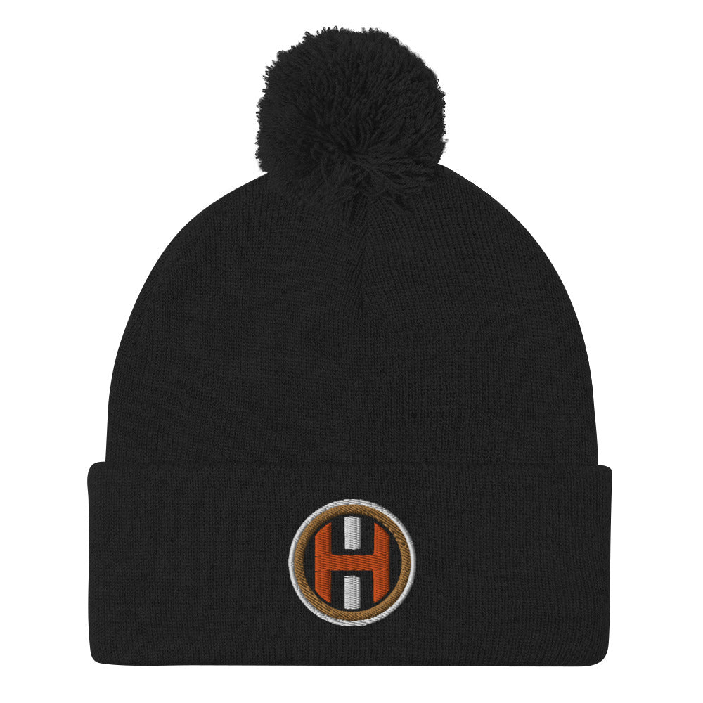 Ohio pom-pom beanie