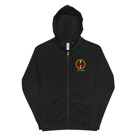 Ohio The Land unisex fleece zip-up hoodie