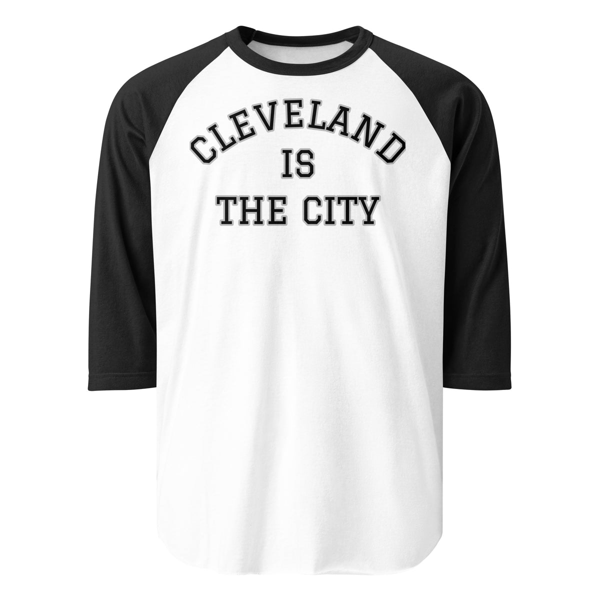 Cleveland Ohio Is The City 3/4-sleeve raglan shirt product photo