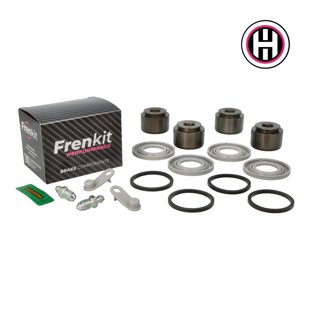38/38 x 27mm Brembo Caliper Rebuild Kit with Pistons, Frenkit Performance